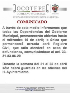 comunicado