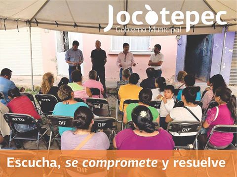 EL PRESIDENTE MUNICIPAL CON VECINOS DE LA DELEGACÍON DEL CHANTE