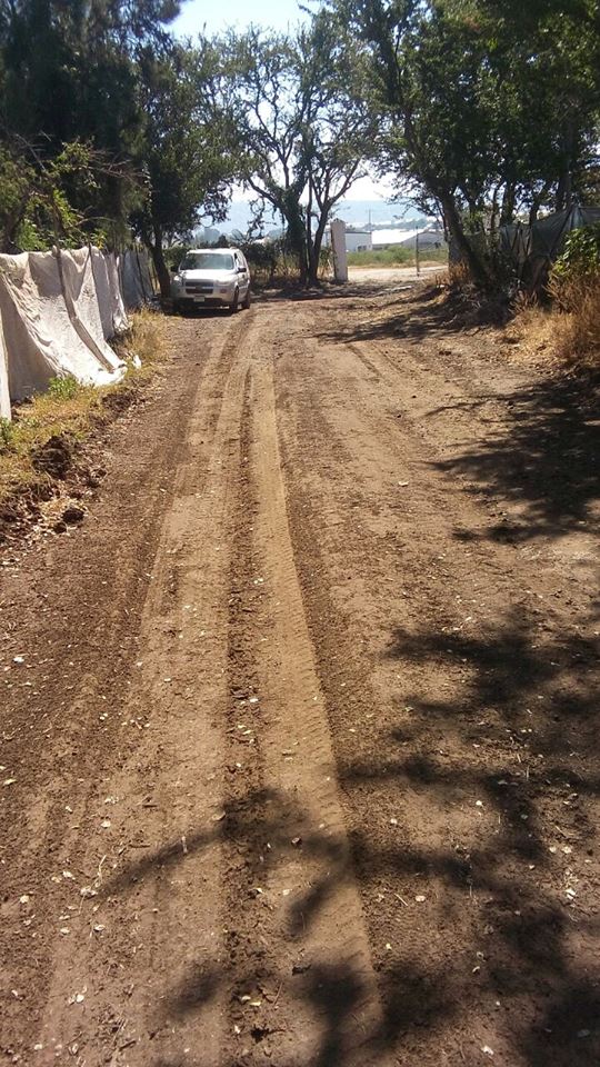 REHABILITAN CAMINOS,SACA COSECHAS