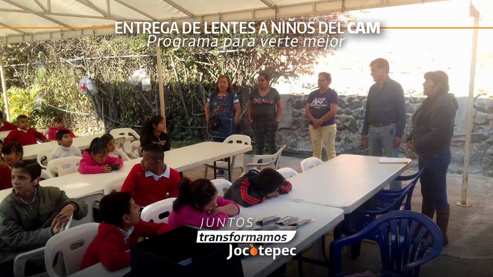 ENTREGA DE LENTES EN INSTALACIONES DEL CAM.