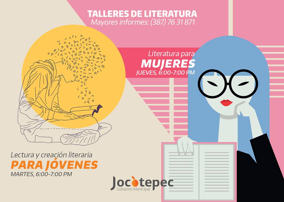 TALLERES DE LITERATURA,PARA MUJERES Y JÓVENES
