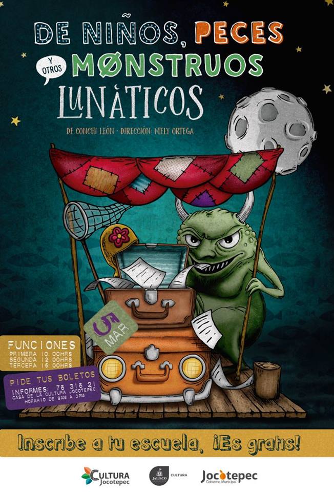 OBRA DE NIÑOS,PECES Y OTROS MONSTRUOS LUNATICOS,5 DE MARZO