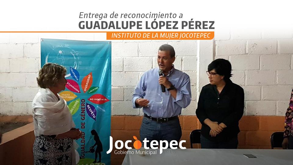 Se reconoció la labor altruista de Guadalupe López Pérez