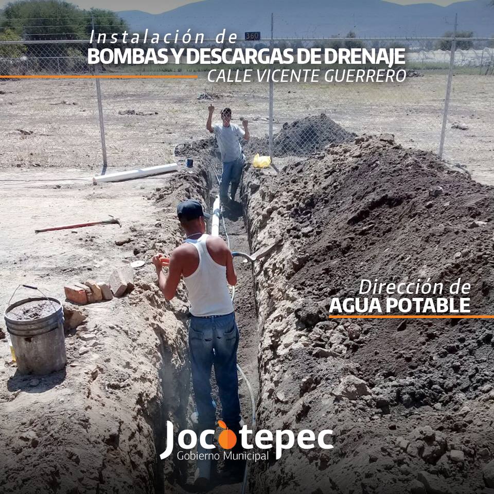 INSTALACION DE BOMBAS Y DESCARGAS DE DRENAJE