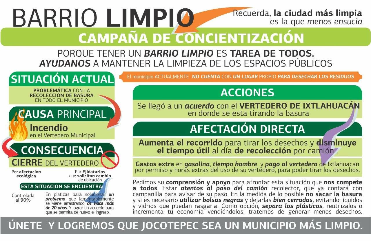 HAY QUE TENER TU BARRIO LIMPIO