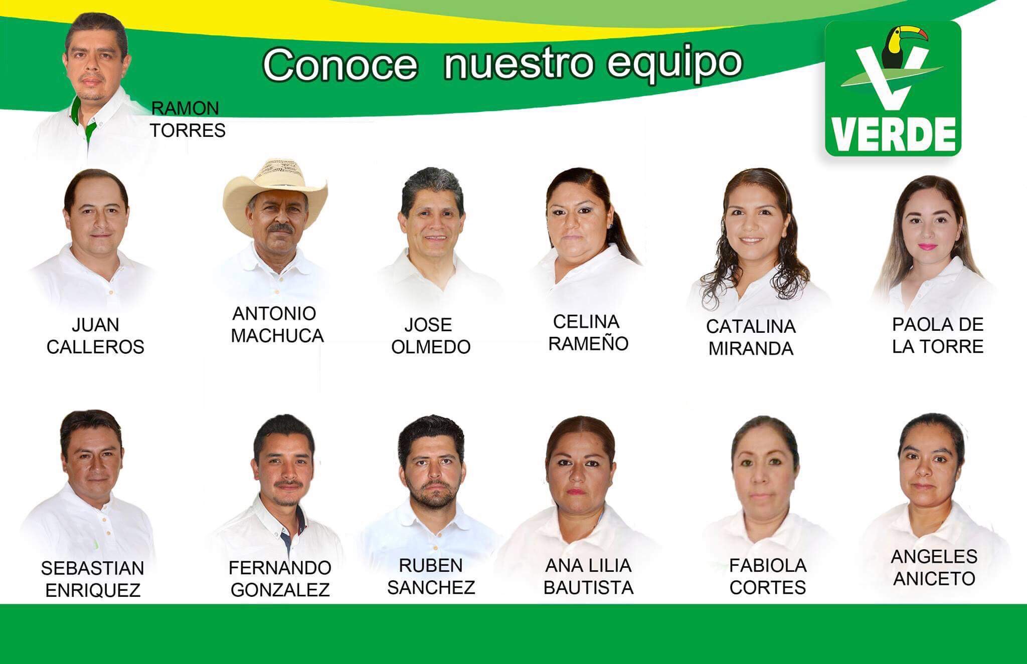 EQUIPO DEL PARTIDO VERDE