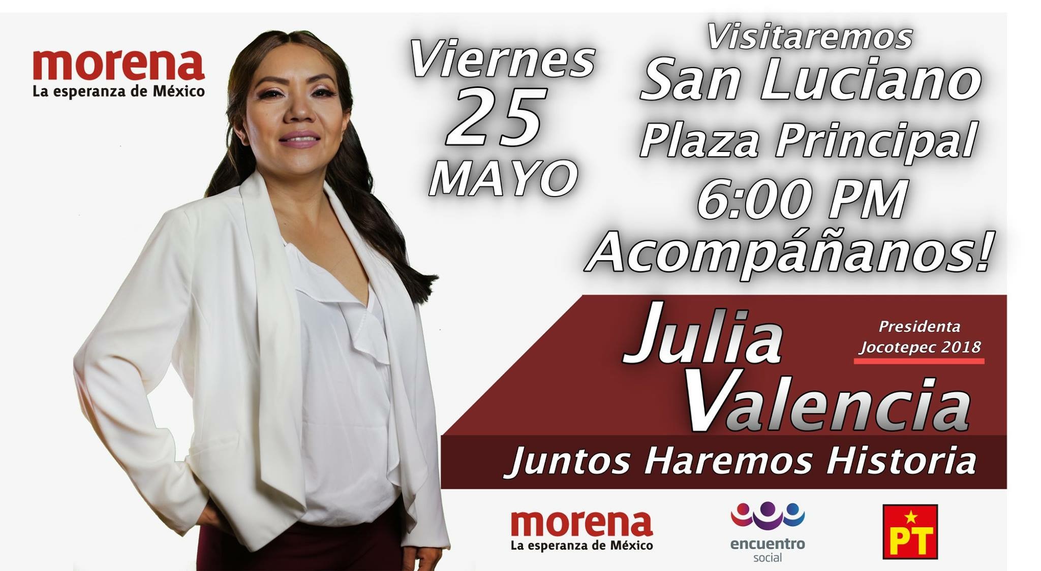 Julia Valencia visita San Luciano