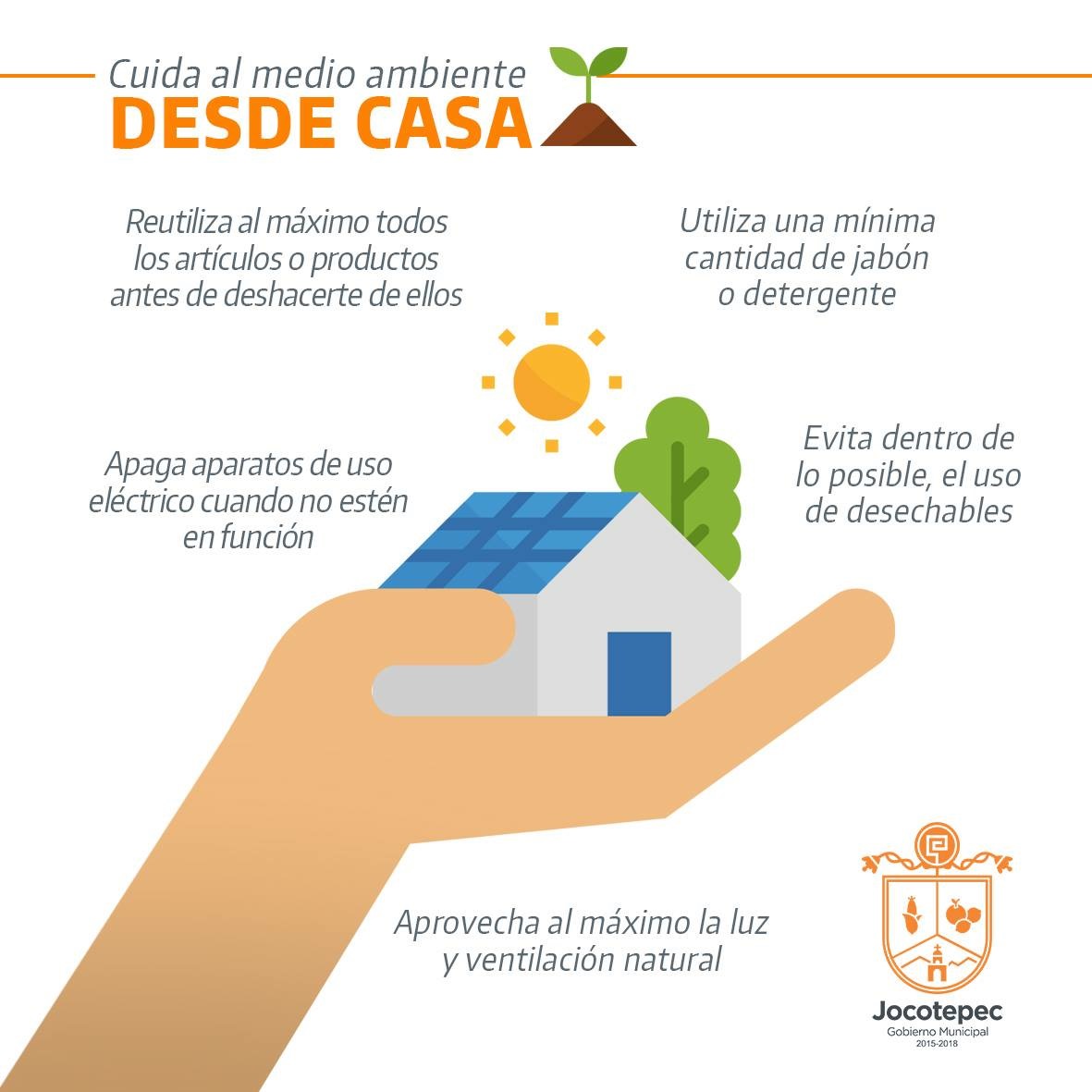 DEDDE TU CASA,CUIDA EL MEOIO AMBENTE