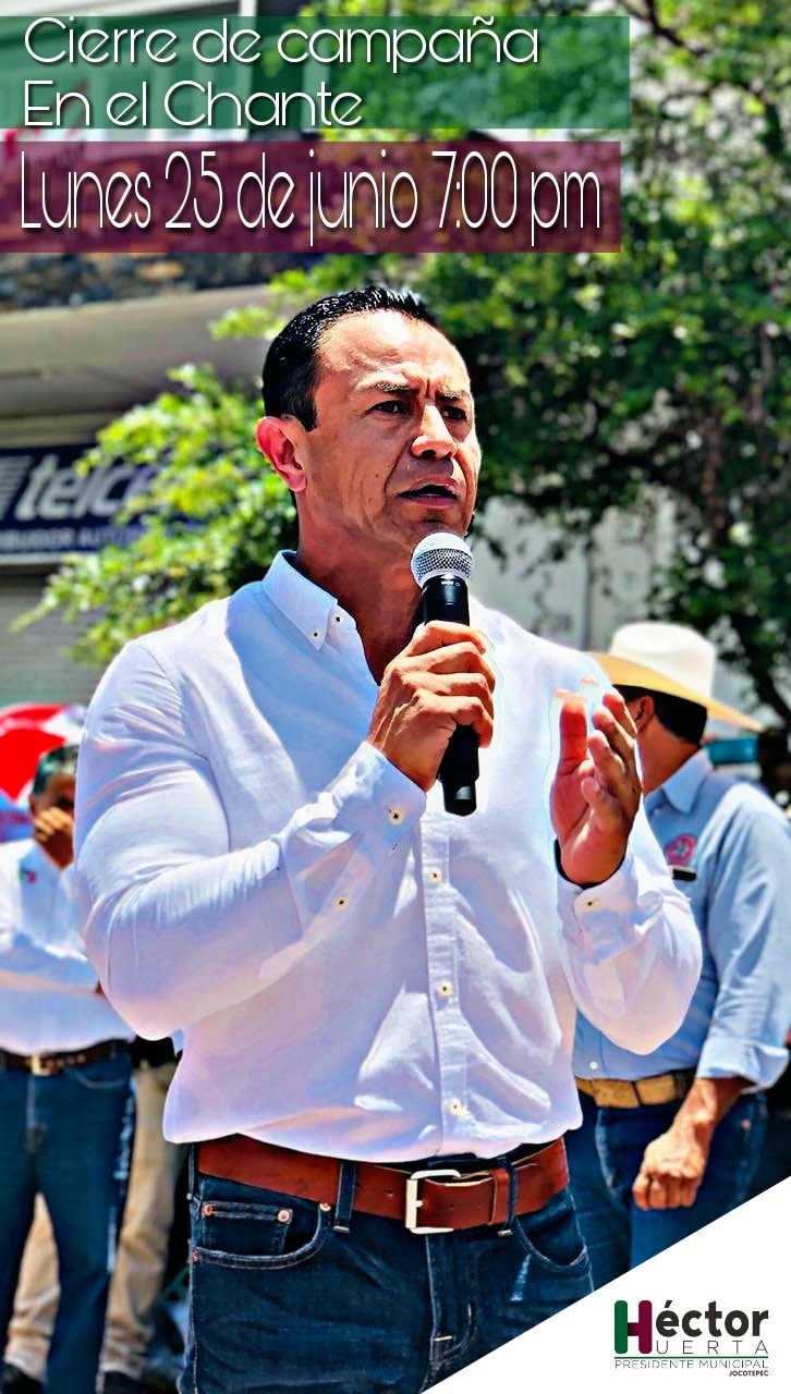 Hector Huerta Cierra campaña en el Chante