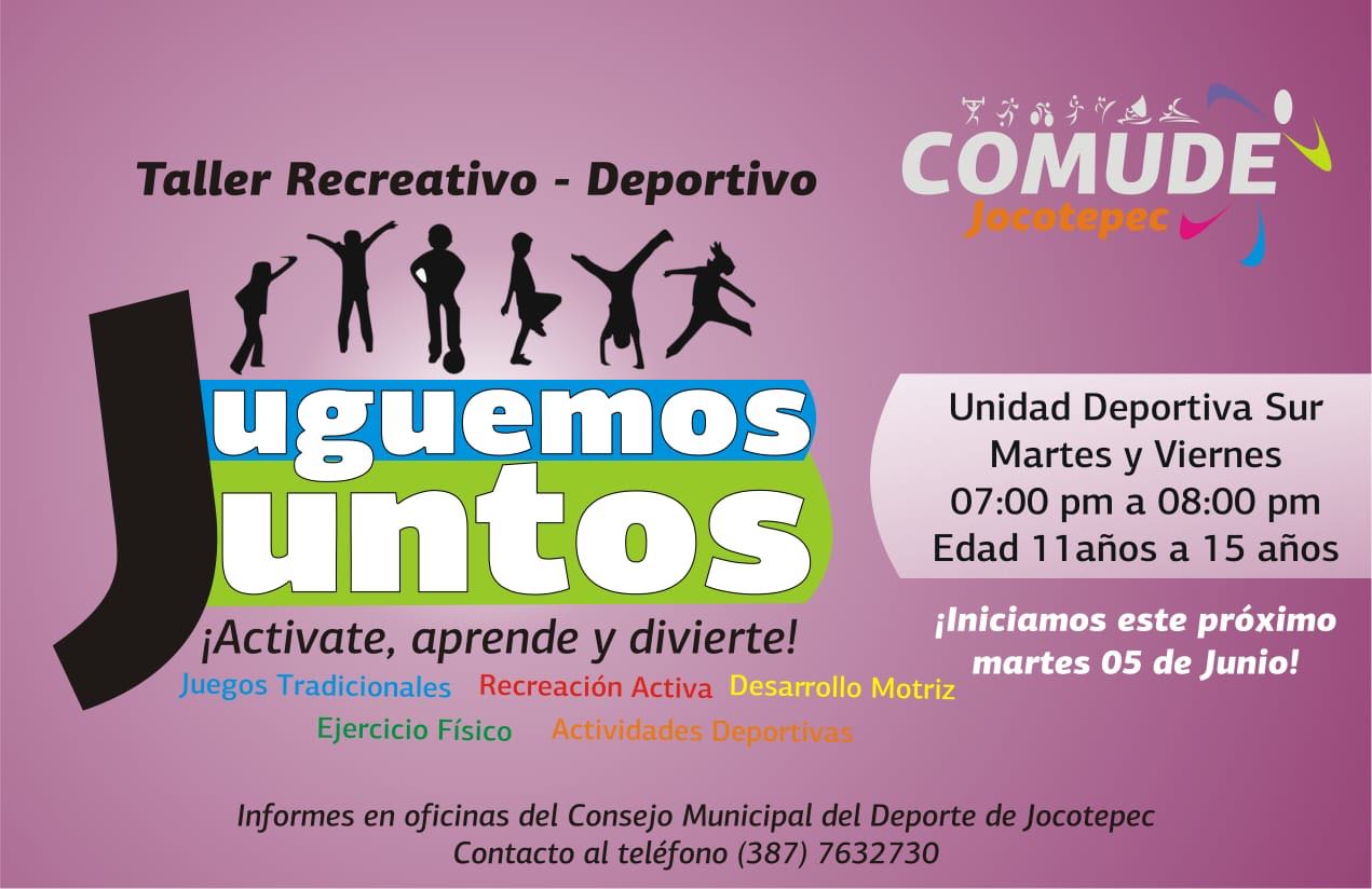 COMUDE JOCOTEPEC,HACE UNA INVITACIÓN