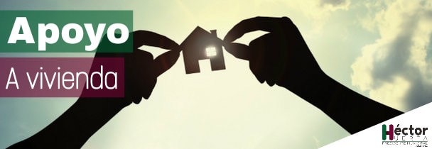Héctor Huerta,apoyo a vivienda