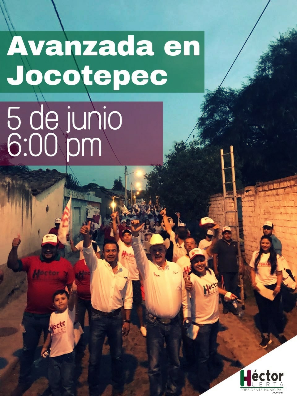 Avanzada en Jocotepec,Héctor Huerta