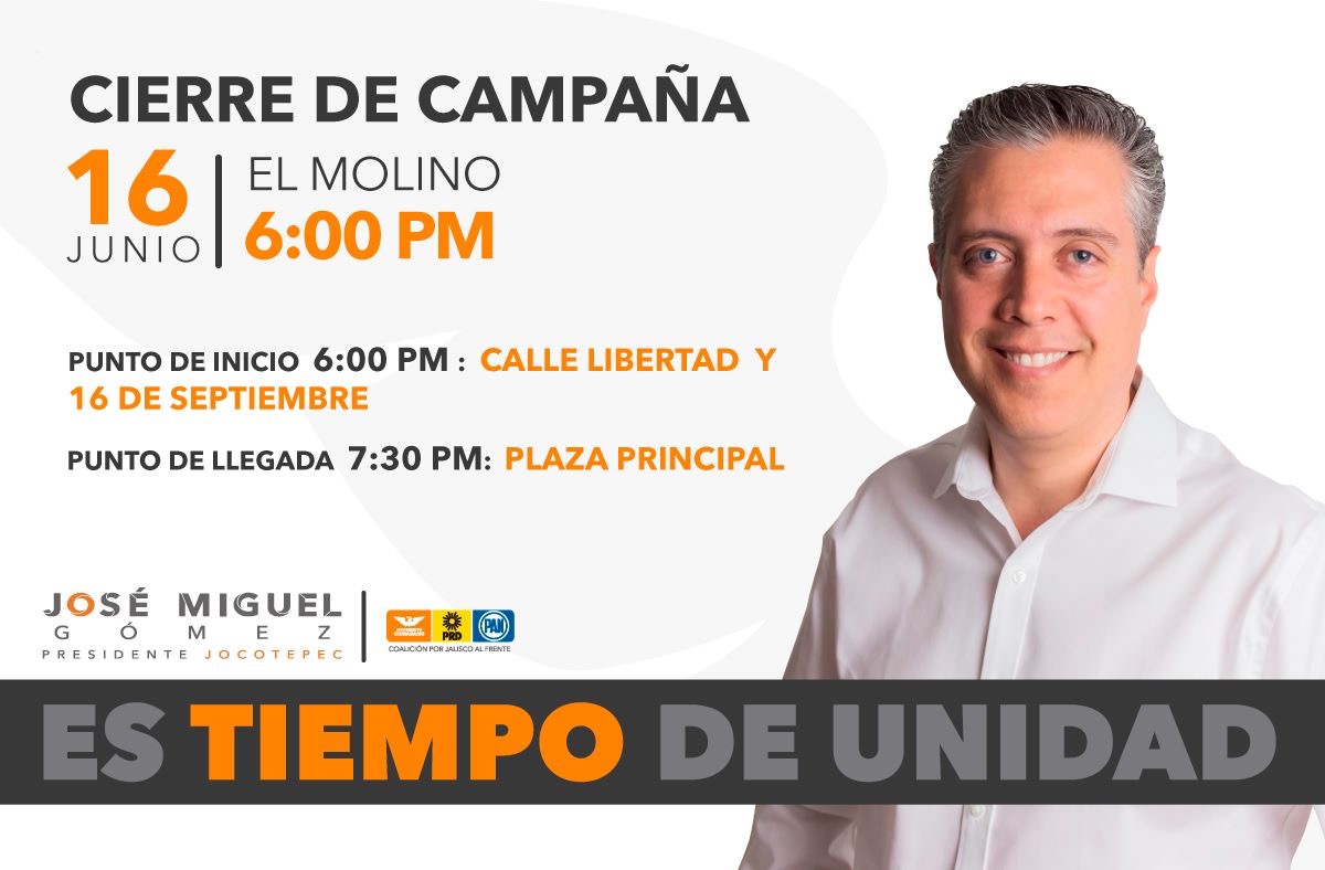 José Miguel estará en San Cristobal hoy 18 de Junio