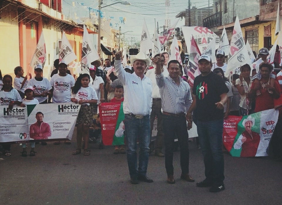 Héctor Huerta en Zapotitan