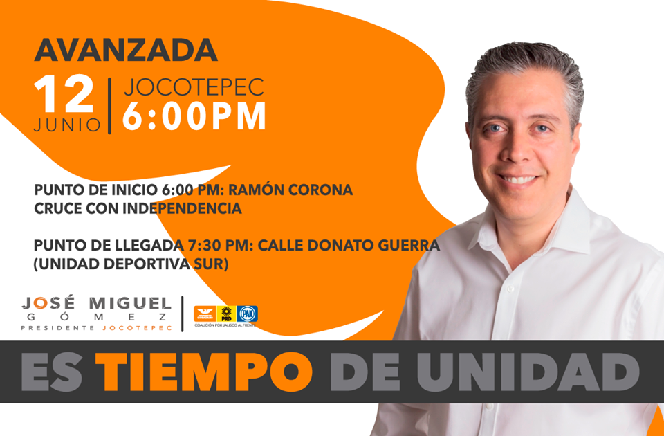 JOSE MIGUEL RECORRERÁ ALGUNAS CALLES DE JOCOTEPEC,HOY 12 DE JUNIO