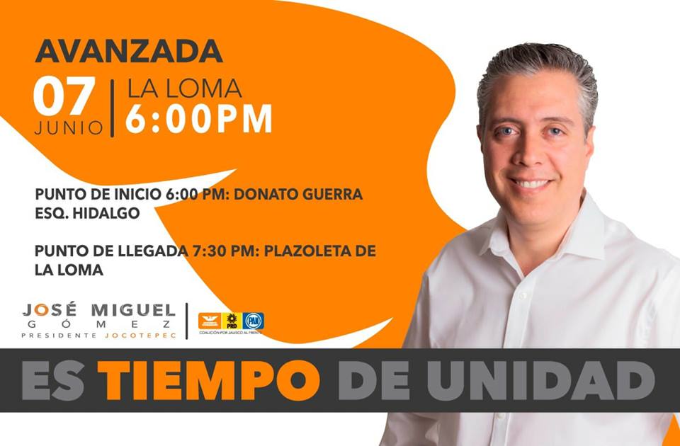 JOSE MIGUEL VISITARÁ LA LOMA HOY 7 DE JUNIO.