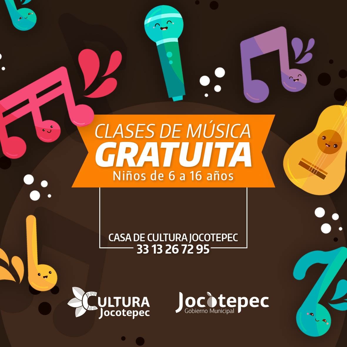 Clases de música gratis,casa de la cultura