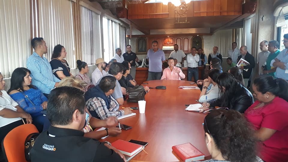 Junta de la actual y la próxima administración en Jocotepec Jalisco